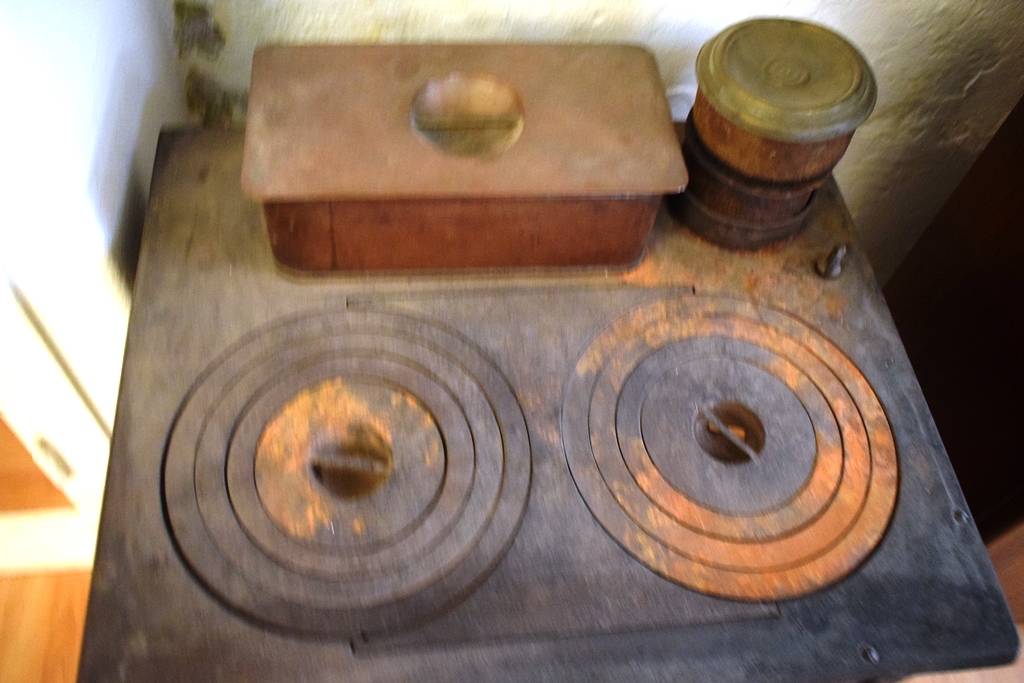 Cuisinière ancienne en fonte